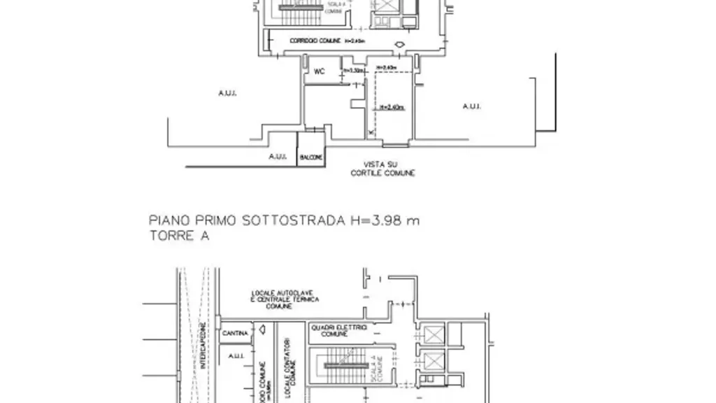 Floor Plan - Modern Apartment with Balcony in Milan