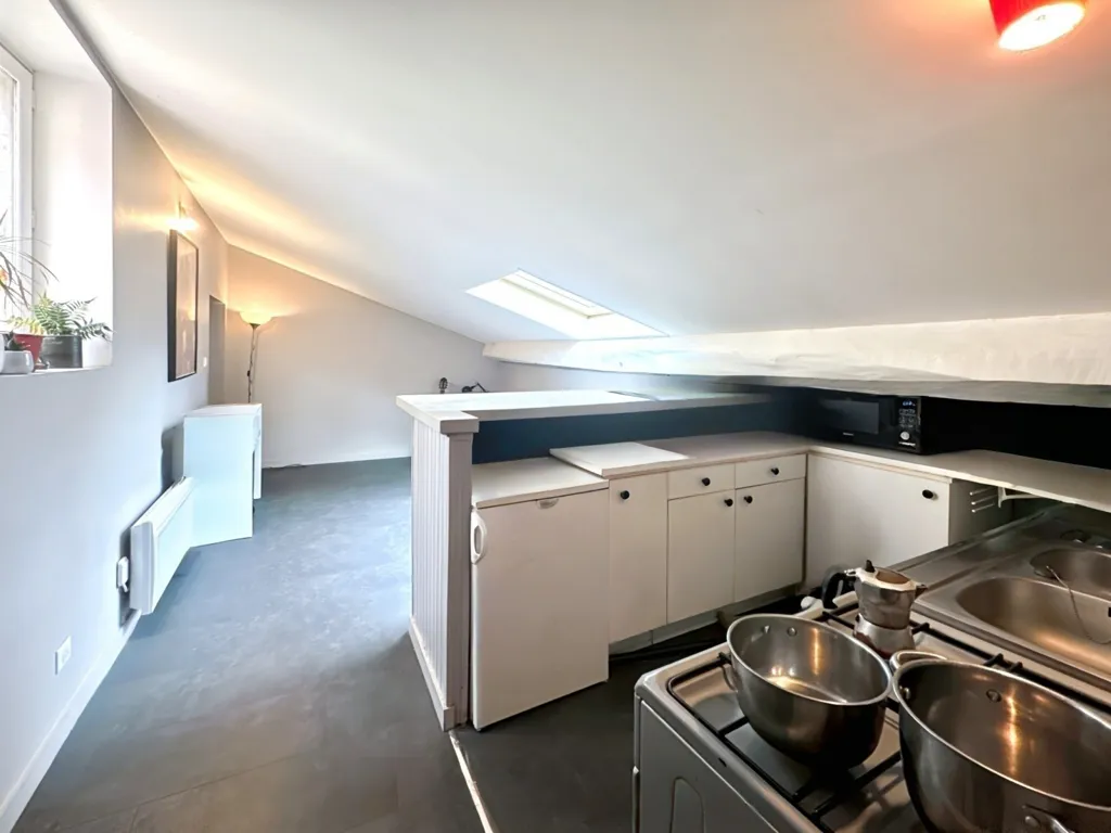 Kitchen - Cosy T2 with South Exposure in Lyon