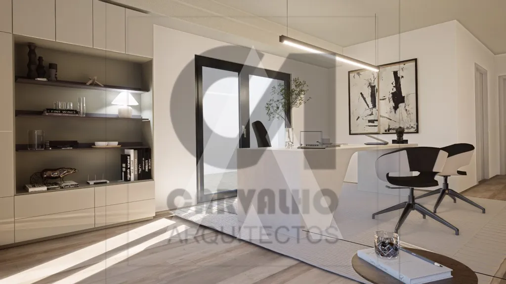 Bureau - Efficient T3 with Pool in Lagoa de Albufeira, Sesimbra