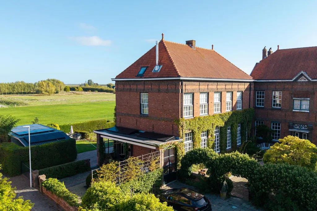 Vue aérienne - Rijksmonument Villa with Garden in Lamswaarde