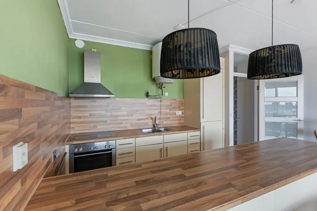 Cuisine - Galerijflat with City View in Enschede