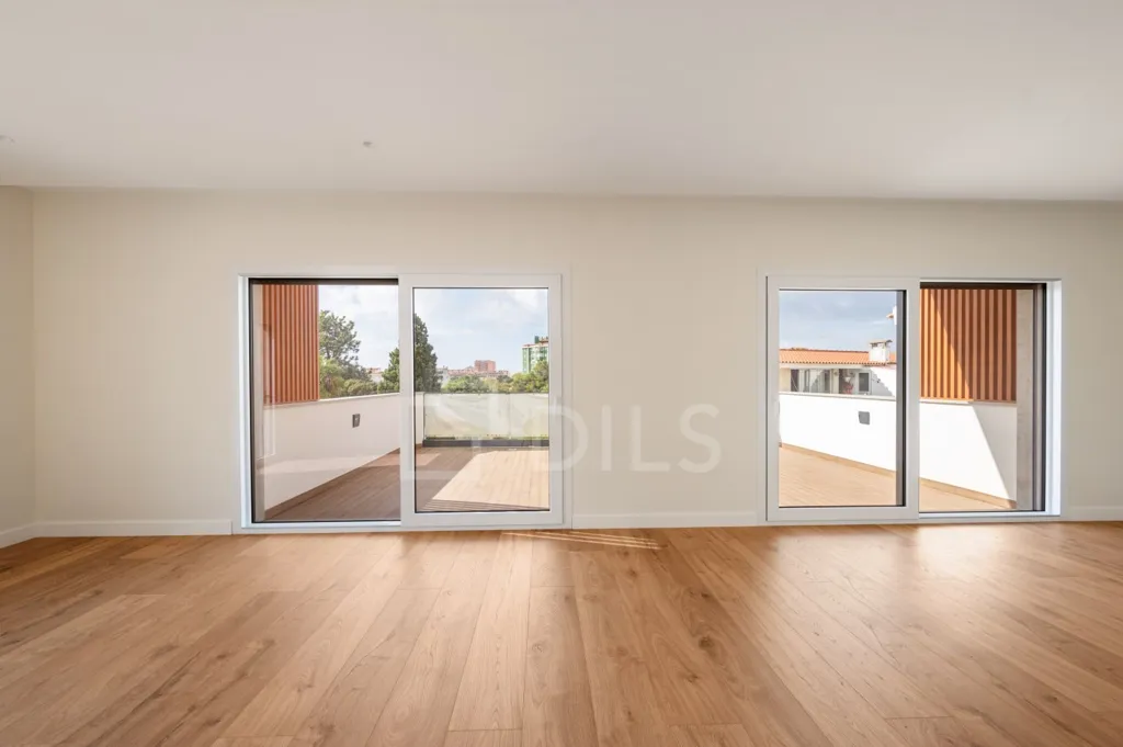 Séjour - New Penthouse Duplex with Terrace in Cascais