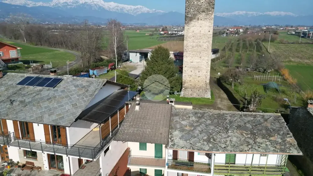 Aerial - Semi-detached House with Garden in Bagnolo Piemonte