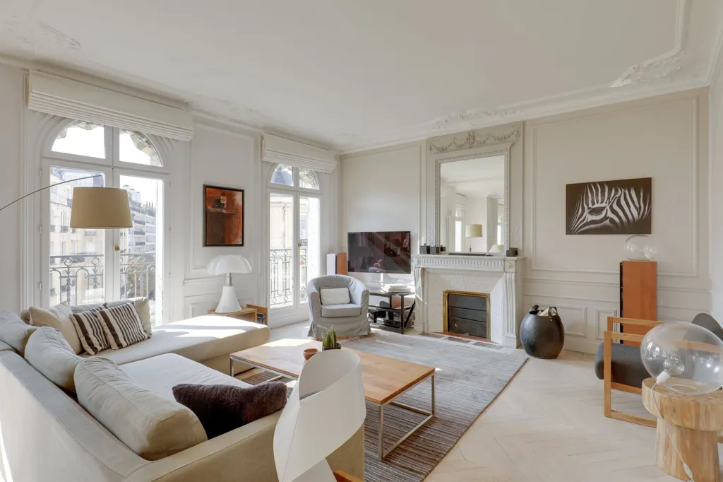 Soggiorno - Luxury Flat with Southern Views in Paris 16th