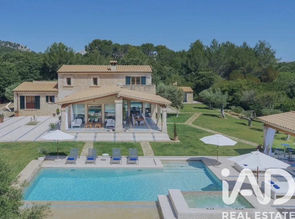 Vue aérienne - Luxury Farmhouse with Pool in Pollença