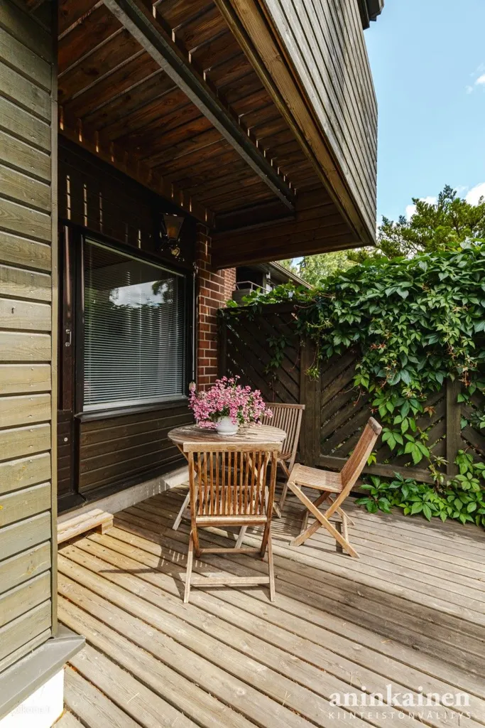 Terrass - Two-Level Terraced House with Private Yard in Koivula