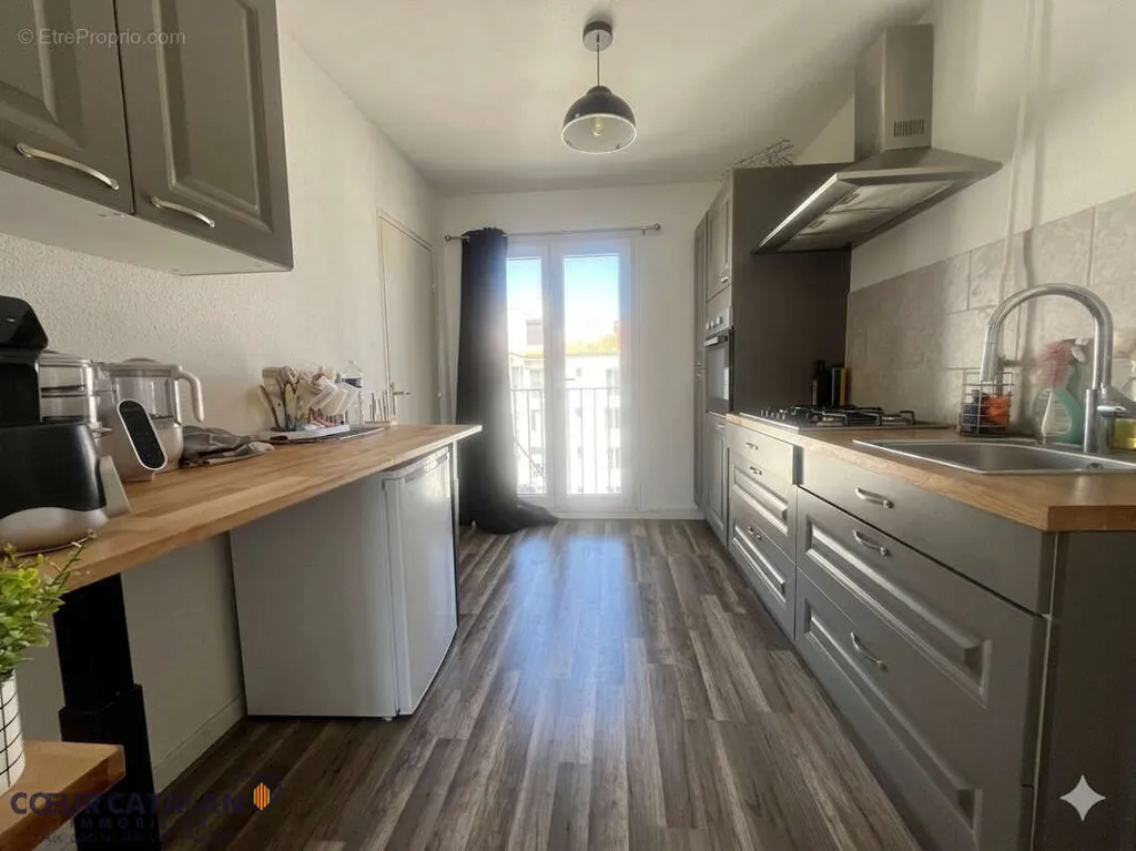 Cuisine - Appartement T3 avec Balcon au Moulin à Vent, Perpignan