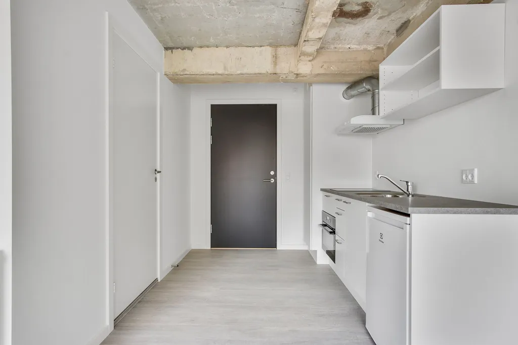 Cuisine - 1-Bedroom Flat with Elevator in Central Odense