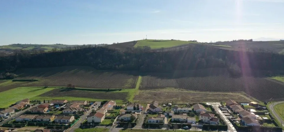 Vue aérienne - Maison à Construire avec Garage à Capens