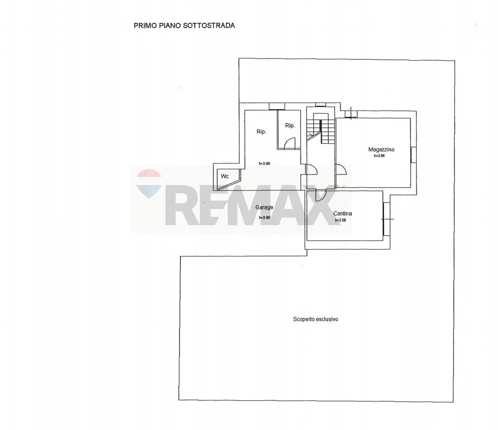 Plan - Independent House with Sea View in Mondaino
