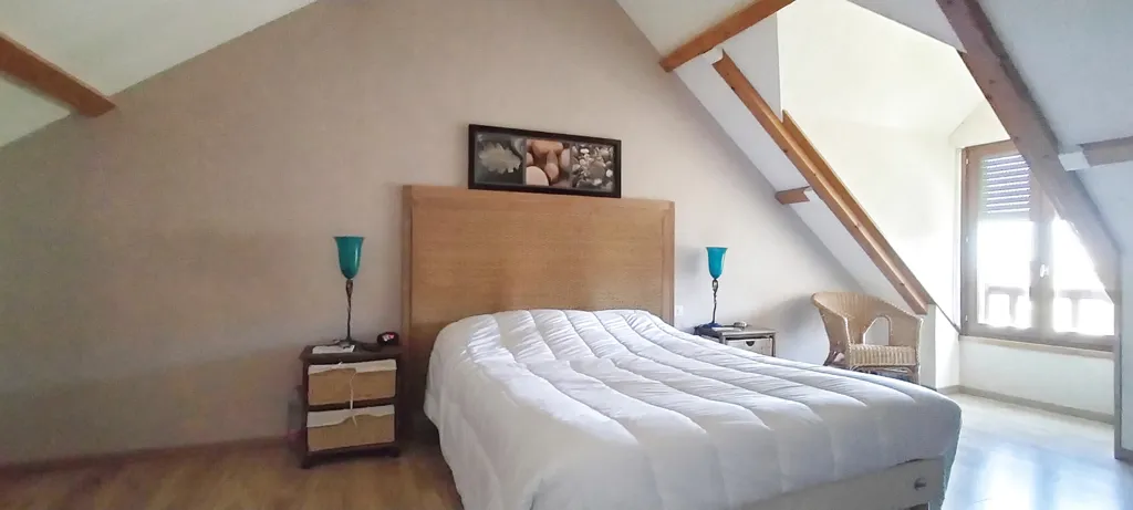 Schlafzimmer - Stone House with Terrace near Puiseaux