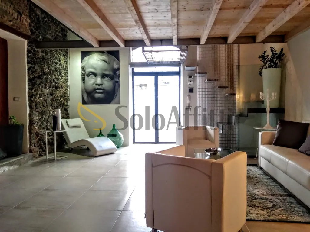 Séjour - Fully Furnished Duplex in Catania's Historic Centre