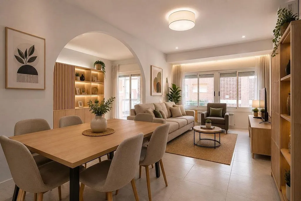 Salle à manger - Apartment with Terrace in Alicante's Historic District