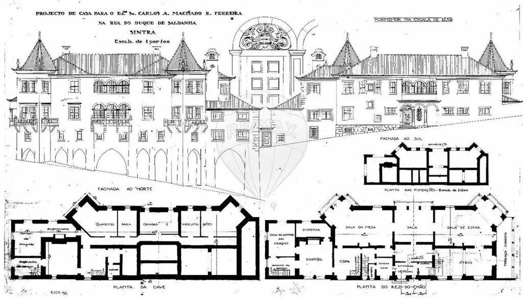 Palatial Villa by Raul Lino in Sintra