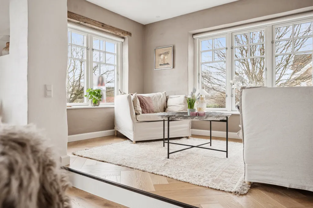 Séjour - Villa with Sea View in Ålsgårde