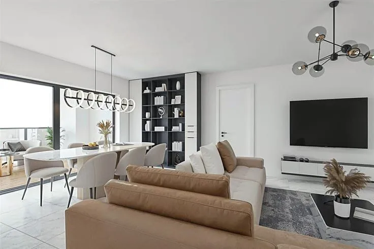 Soggiorno - Luxury Apartment with Balcony in Wavre