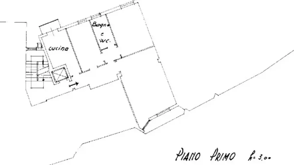 Planimetria - Luxury Flat with River View in Treviso
