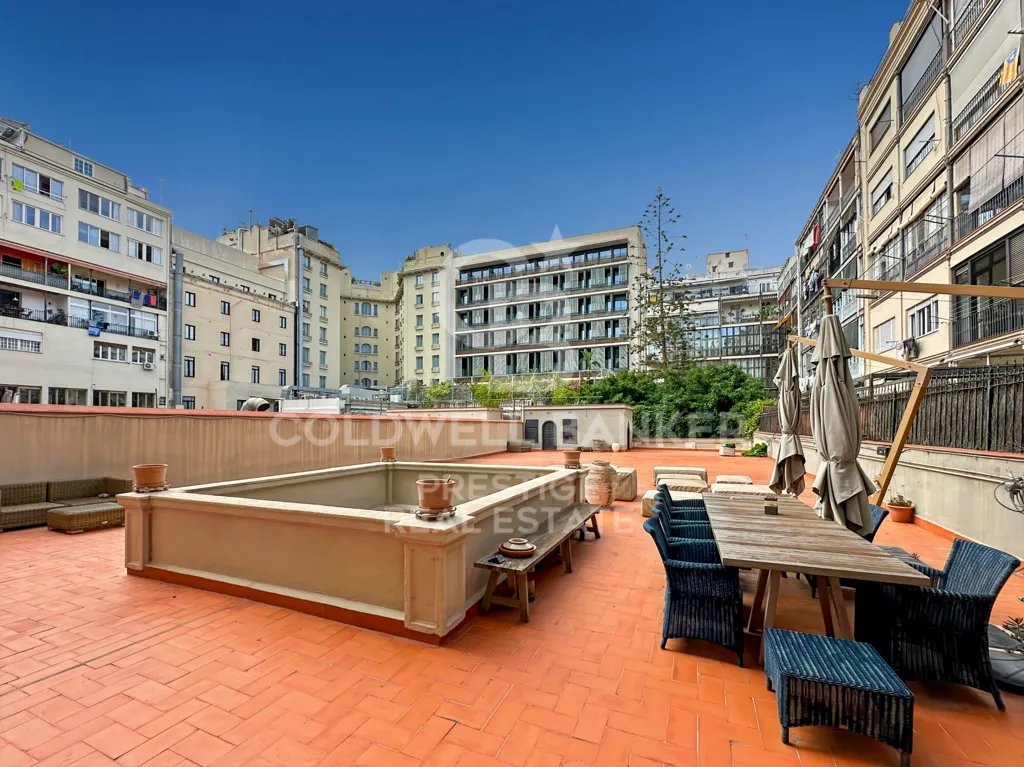 Terrass - Flat with Large Terrace in Eixample, Barcelona