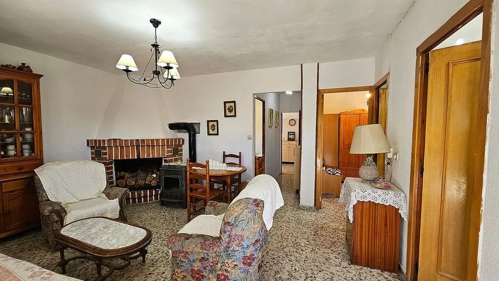 Séjour - Rustic House with Pool near Zaragoza