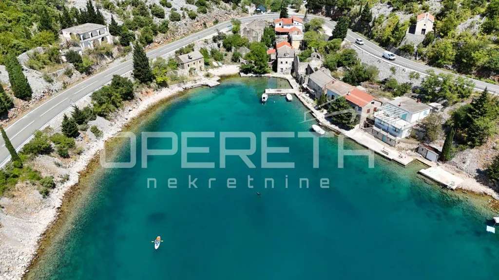 Vue aérienne - Stone House for Renovation with Sea Access in Starigrad