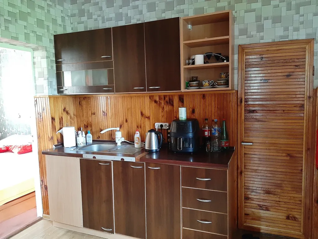 Kitchen - Cottage with Garden in Joniškis District