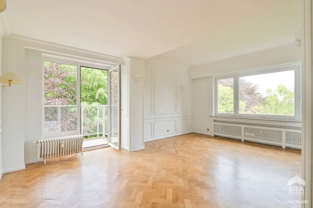 Séjour - Appartement avec terrasses sur l'Avenue Franklin Roosevelt à Bruxelles