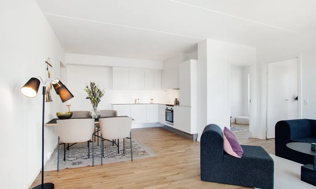 Séjour - 3-Bedroom Flat in Ørestad, Copenhagen
