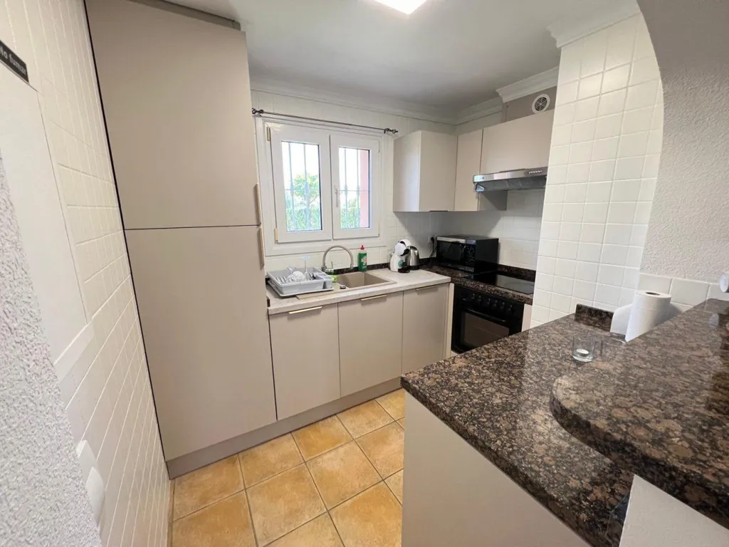 Cuisine - Furnished Apartment with Pool in Oliva Nova