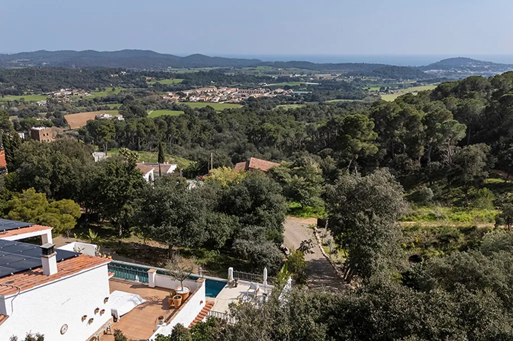 Vue aérienne - Renovated Villa with Sea View in Vall-Llobrega