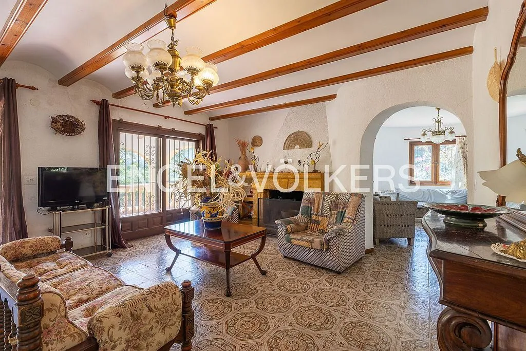Living Room - Chalet with Sea View in La Granadella