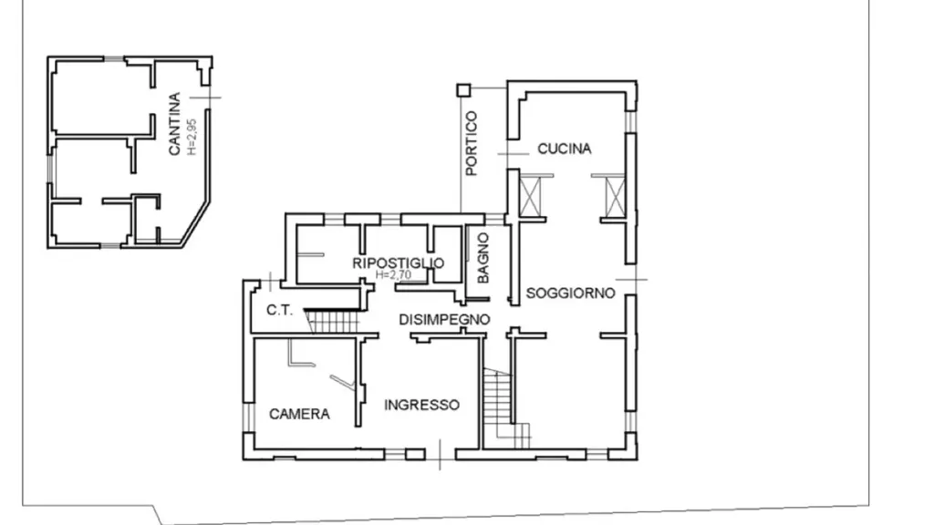 Plaan - Rustic Villa with Garden in Minerbio