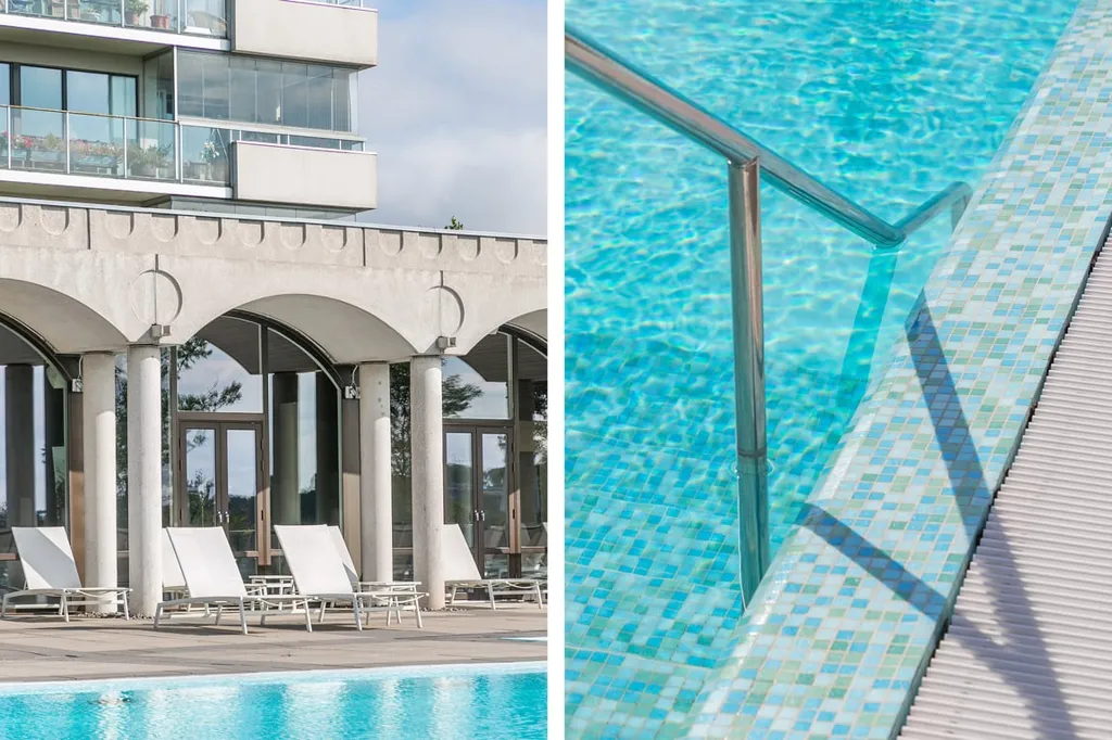 Piscine - Modern Two-Bedroom Flat with Dual Terraces in Malmö