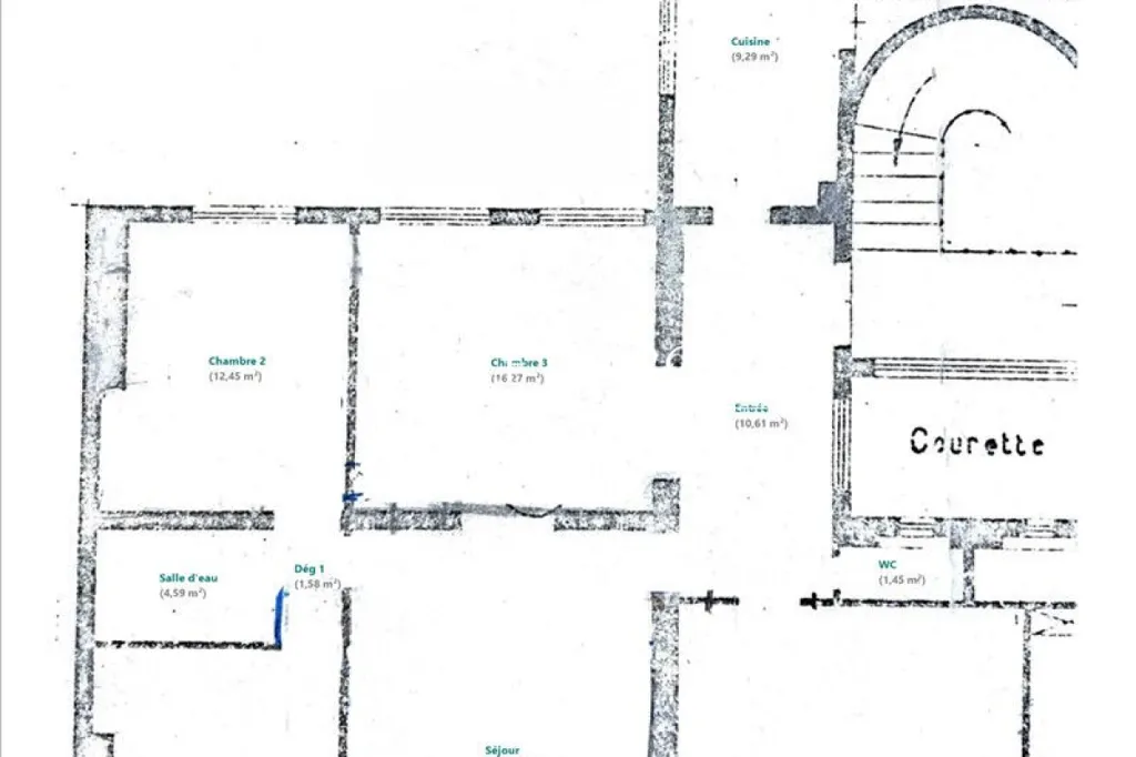 Plan - Appartement de luxe avec balcon au Jardin du Luxembourg, Paris