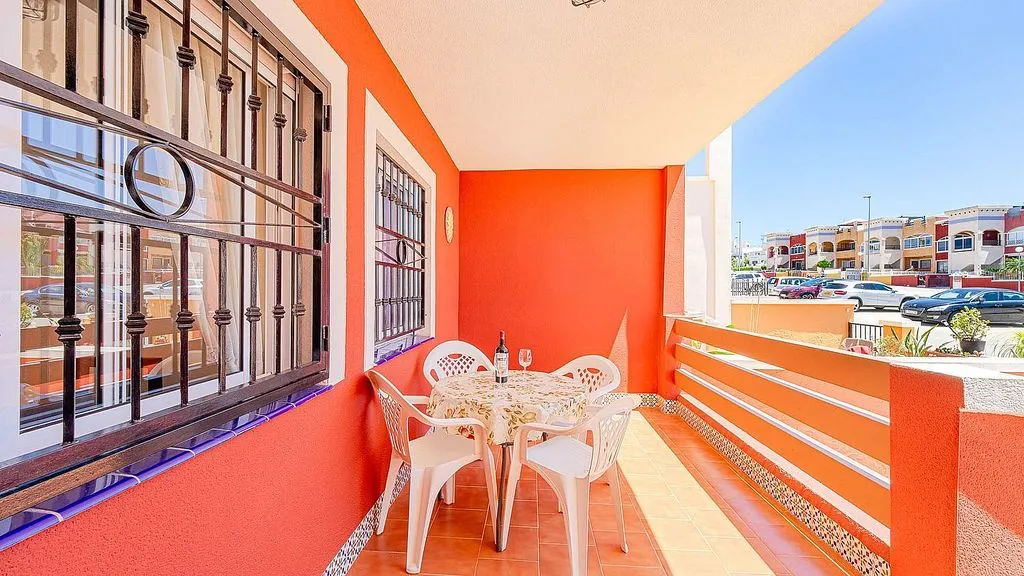 Balcon - Ground Floor Apartment with Pool in Orihuela Costa