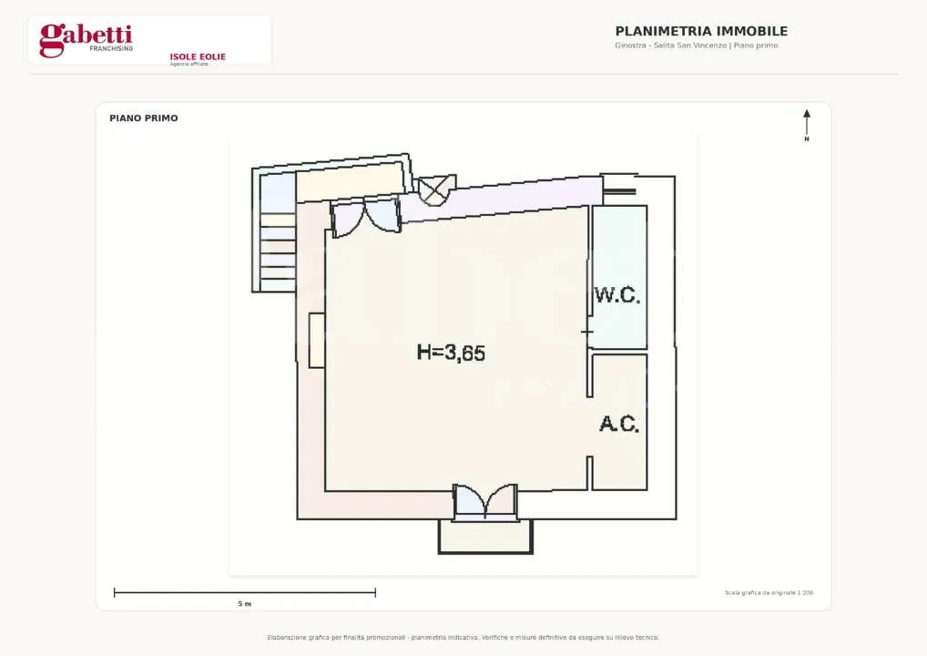 Plaan - Complex with Sea View in Ginostra, Stromboli
