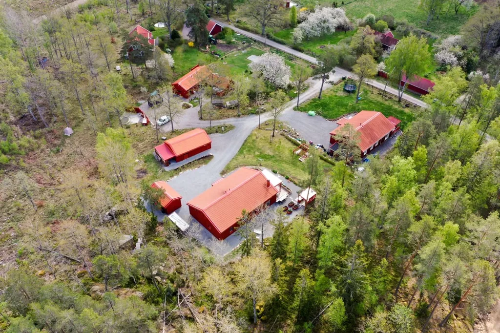 Vue aérienne - Passiv House Villa with Garden in Taxinge