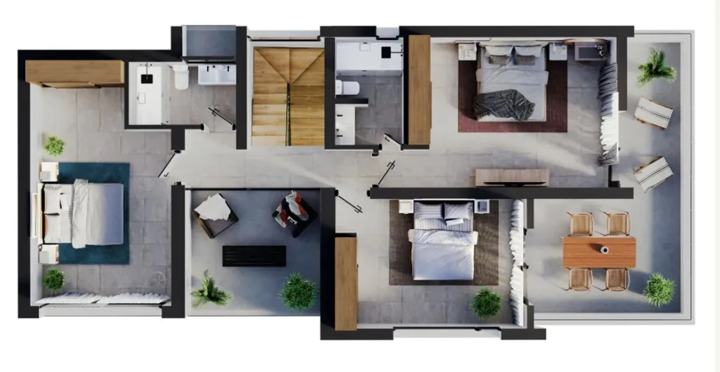 Plan - Modern Villas with Private Pool in Calpe