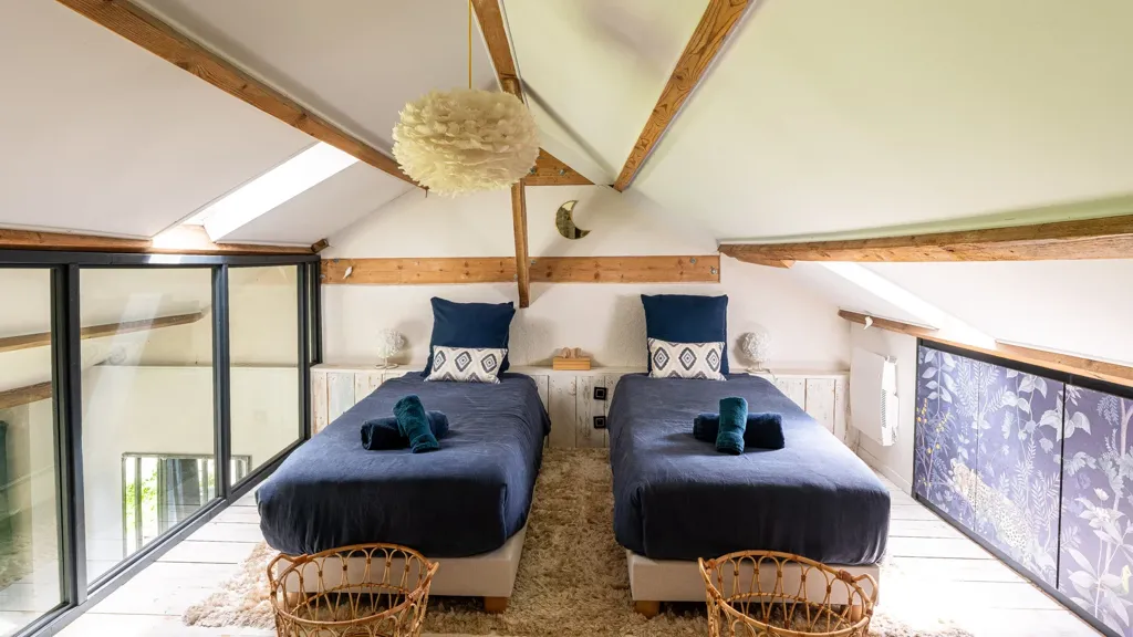 Bedrooms - Renaissance Mill with Equestrian Facilities near Paris