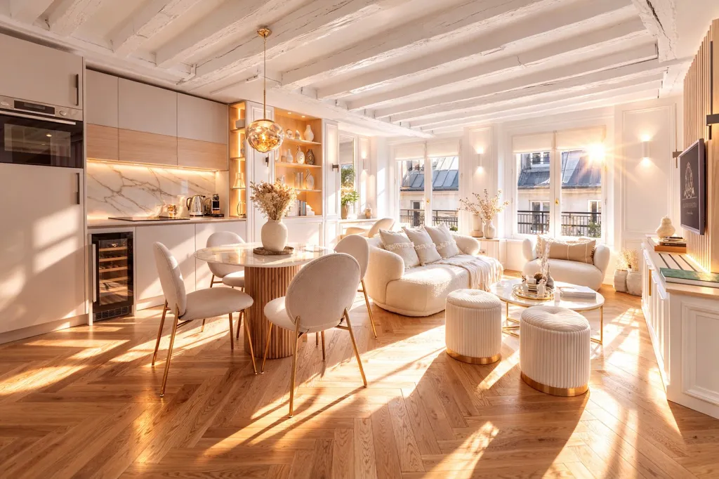 Living Room - Luxury Flat on Rue Saint-Honoré, Paris