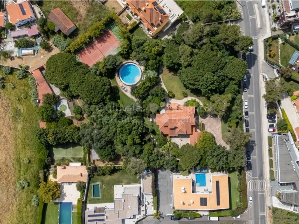 Vue aérienne - Mediterranean Villa with Garden in Birre, Cascais