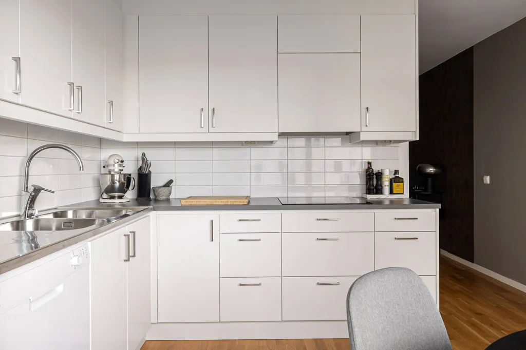 Cuisine - Apartment with Balcony in Arenastaden