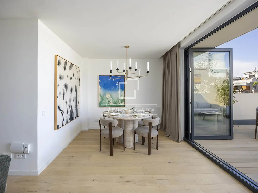 Salle à manger - Renovated Apartment with Terrace in Eixample Right