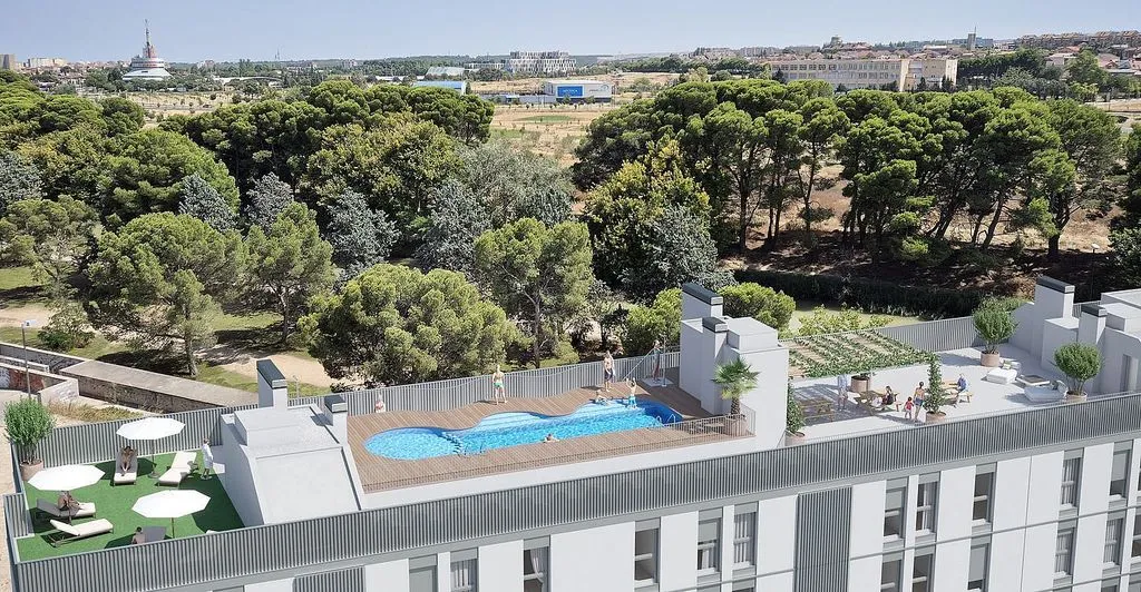 Õhuvaade - New Flat with Pool in Zaragoza
