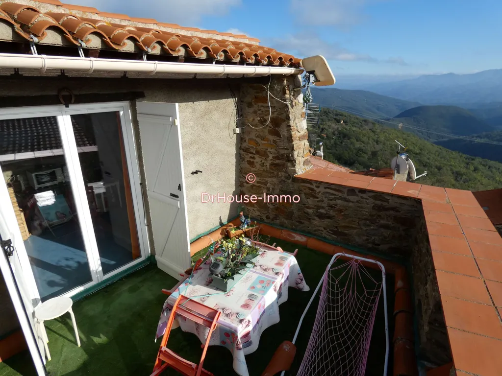 Terrasse - Maison en Pierre avec Solarium dans un Village