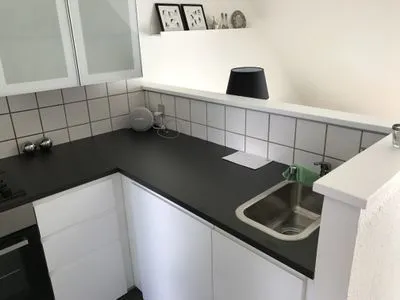 Cuisine - Cozy Flat with Balcony in Støvring Midtby