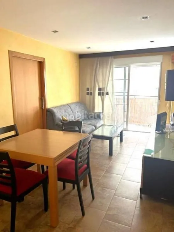 Dining Room - Flat with Terrace in San Andrés - San Antón