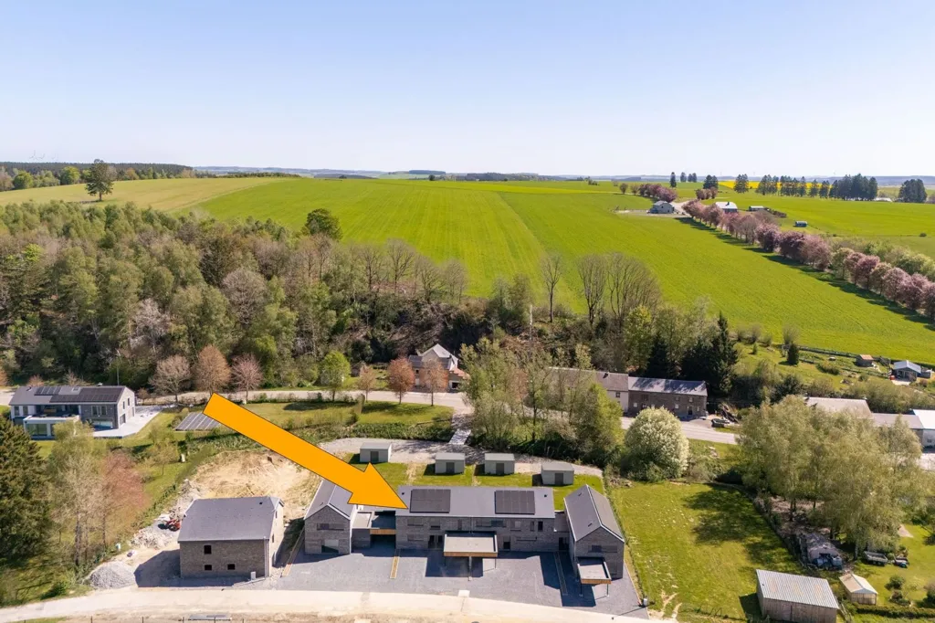 Õhuvaade - New Energy-Efficient House in Vaux-Sur-Sûre