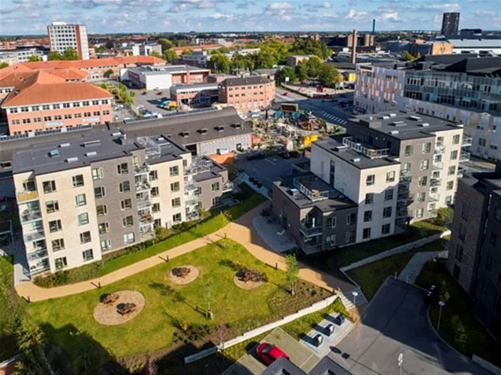 Vista aerea - Modern Apartments with Balcony in Odense C
