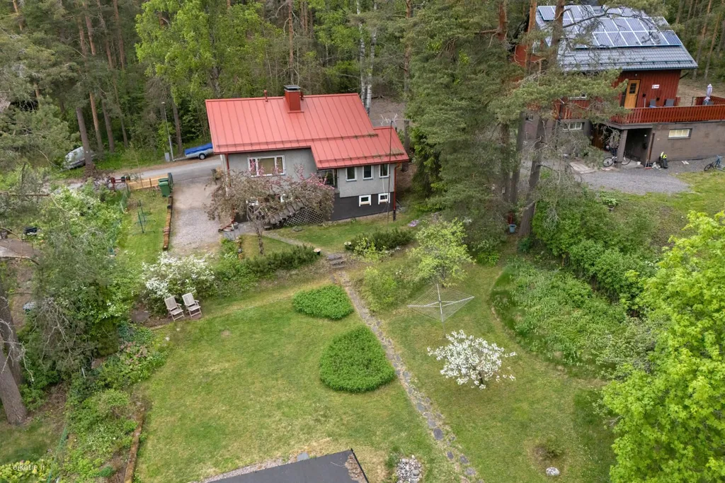 Vue aérienne - Detached House with Sauna in Hyvinkää
