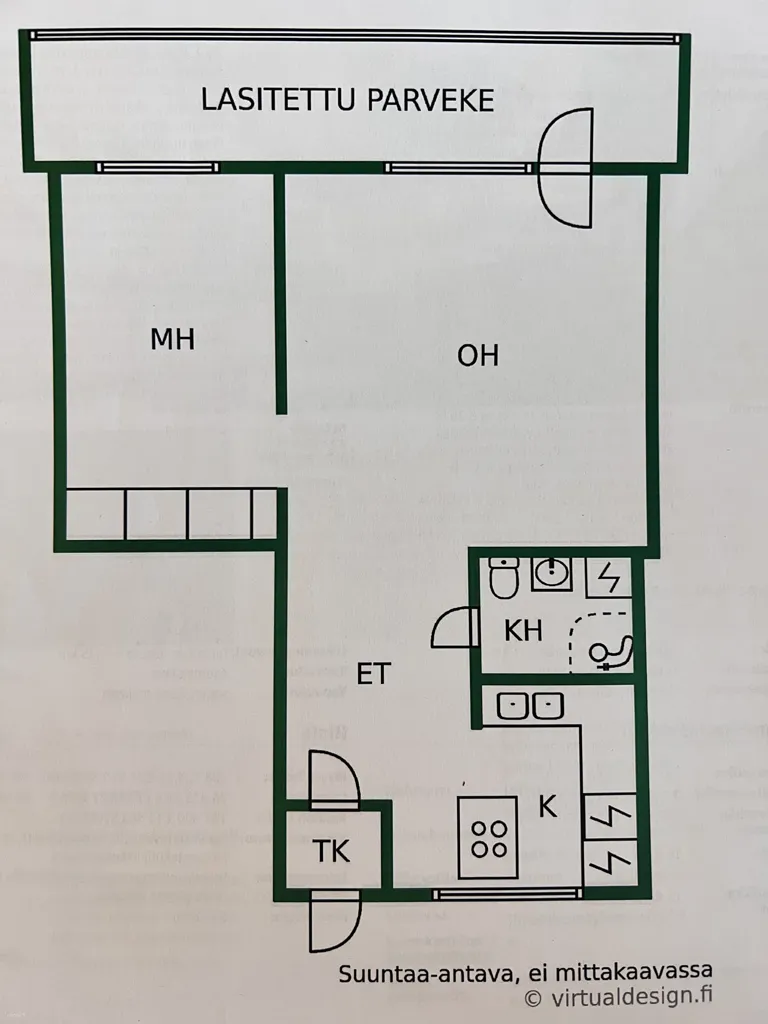 Plaan - Spacious Flat with Large Balcony in Tapanila